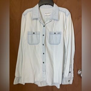 Bullhead Denim Wash Button-Up Shirt